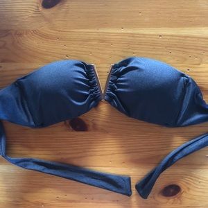 Victoria’s secret black tie bandeau top!